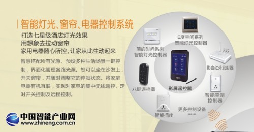 智能燈光、窗簾、電器控制系統 智能燈光、窗簾、電器控制系統